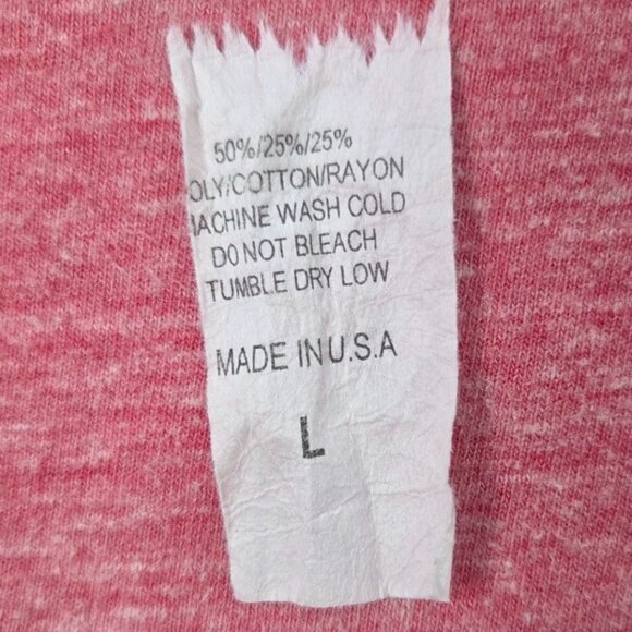 Lady Y'all Heather Pink Sleeveless Racerback Graphic Tank Top Women's SIze Large - Picture 5 of 5